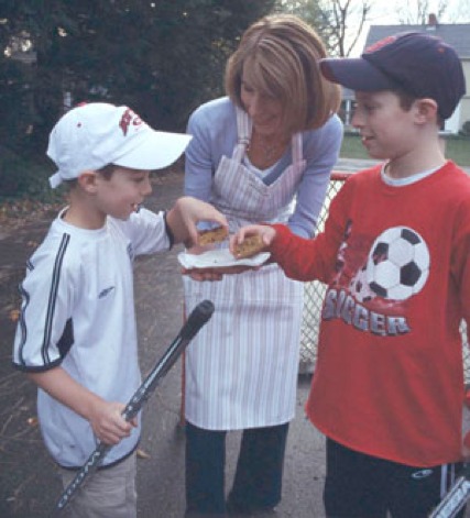 Liz with Simon and Josh Liz with Simon and Josh