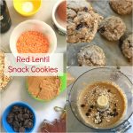 Red Lentil Snack Cookies