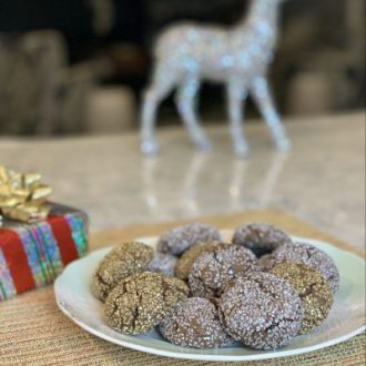 Gluten-Free Chocolate, Orange & Almond Sparkle Cookies | Adding Joy to Holiday Baking
