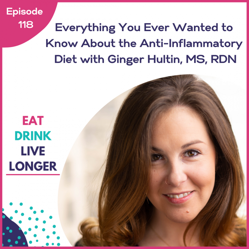 Everything You Ever Wanted to Know About the Anti-Inflammatory Diet with Ginger Hultin, MS, RDN